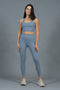 Highwaist Legging Grey Blue