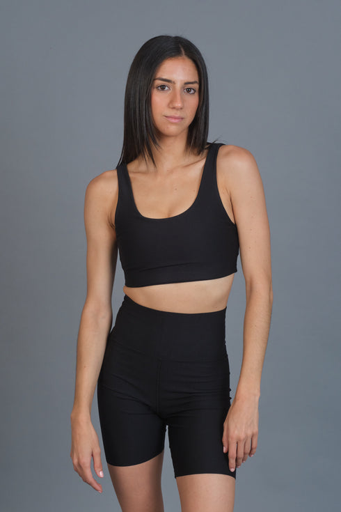 EQMT Aura Scoop Bra Nero