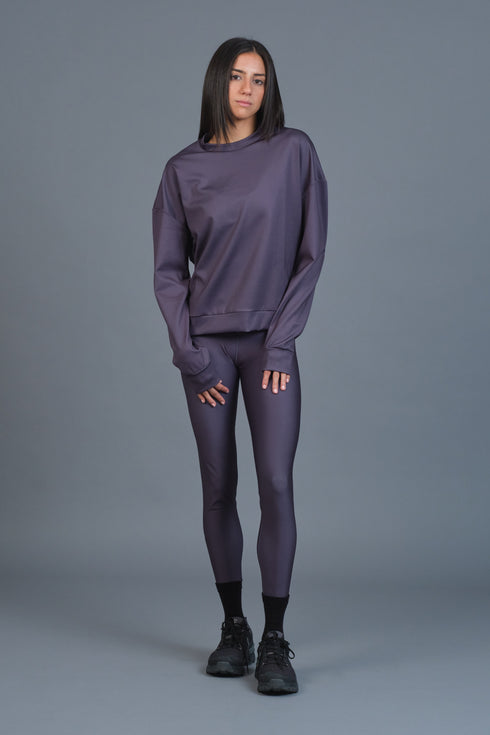 Filter Pullover Sweatshirt Purple