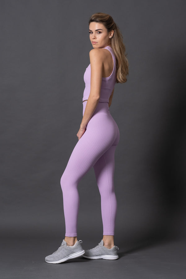 Lilac Jacquard Dance Midi Pant