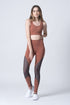 High Rise Blackout Legging Bronze/Black
