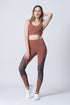 High Rise Blackout Legging Bronze/Black
