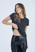 Isla Cupro S/S Top Black