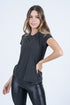 Isla Cupro S/S Top Black