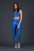 Lustrous Infinity High Rise Legging Electric Blue