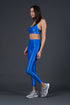 Lustrous Infinity High Rise Legging Electric Blue