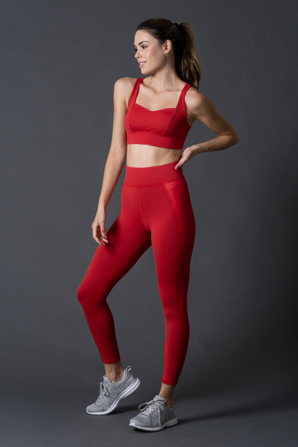 Vibe Legging Fire Red