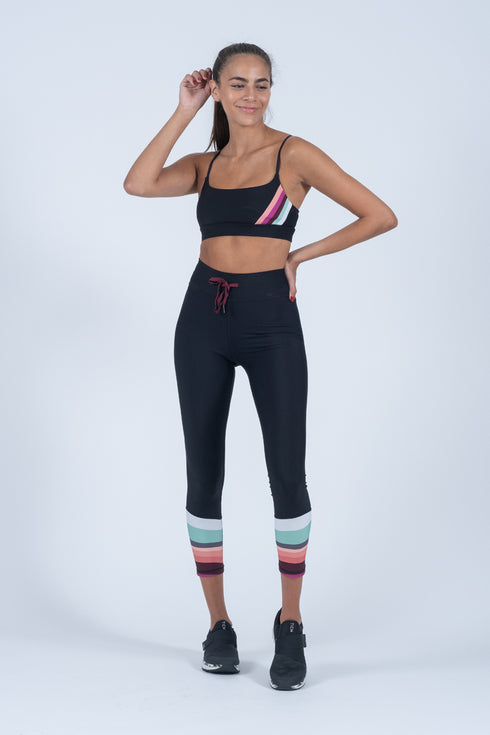 Sunset Midi Pant Black