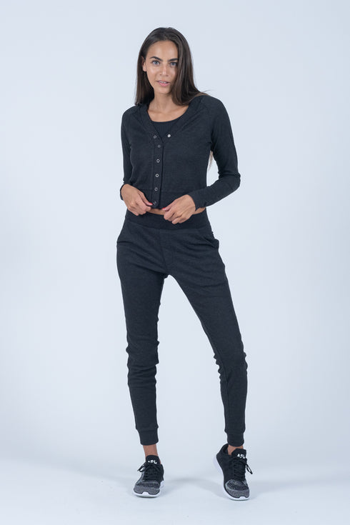 Thermal Sweatpants Black