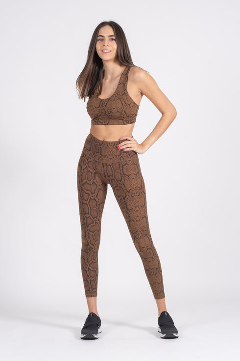 Luna Legging Burnt Snake